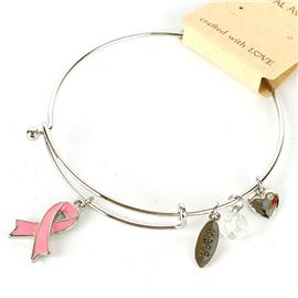 Pink Ribbon Bracelet