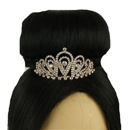 Rhinestones Mini Crown Hair Comb