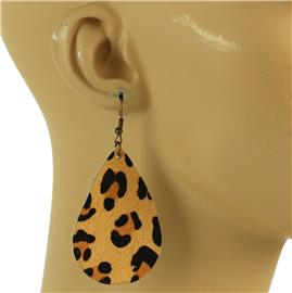 Fashion Tear Animal Print Earring