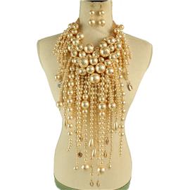 Pearl Drop Shoulder-Body Chain