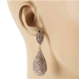 Rhinestone Tear Earring