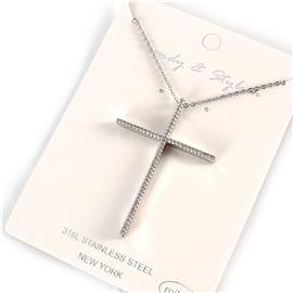 Stainless Steel Cross Necklace