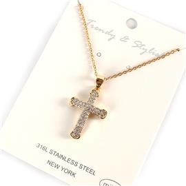 Stainless Steel Cross Necklace