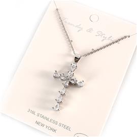 Stainless Steel Cross Necklace