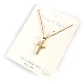 Stainless Steel Pendant Cross Necklace