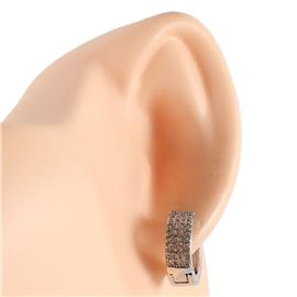 CZ Casting Huggie Hoop Earring