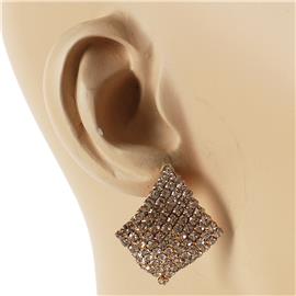 Rhinestones Geometric Earring