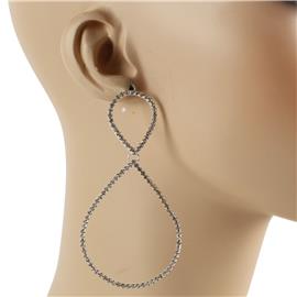 Rhinestones Teardrop Earring