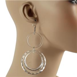 Fashion Acrylic Round Earring