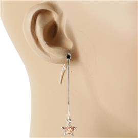 Metal Hook Star Earring