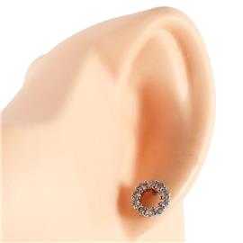 CZ Round Stud Earring