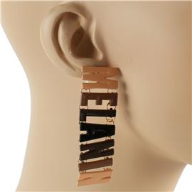 Metal Melanin Earring