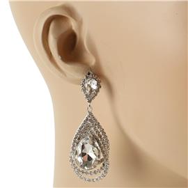 Crystal Teardrop Earring