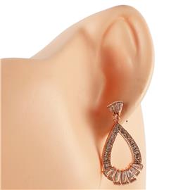 Cubic Zirconia Teardrop Earring