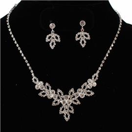 Rhinestones Necklace Set