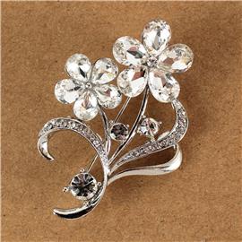 Crystal Brooch