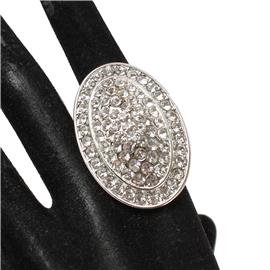 Fashion Rhinestones Stretch Ring