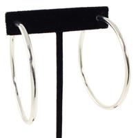 Metal Hoop Clip-On Earring