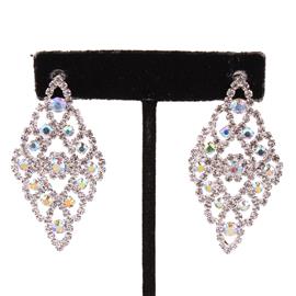 Rhinestone Drop Earring