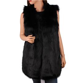 Faux Fur Long Vest