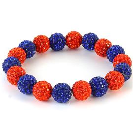 Rhinestone Ball Bracelet