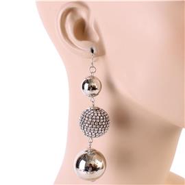 Fashion Three Balls Earring