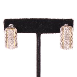 Rhinestone Hoop Earring