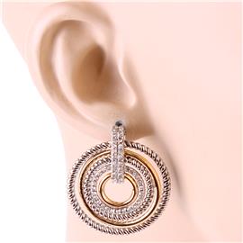 Round Texture Earring