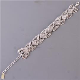 Rhinestones Braid Bracelet