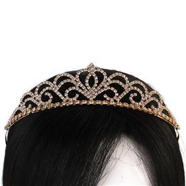 Rhinestones Heart Tiara