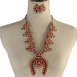 Squash Blossom Necklace Set