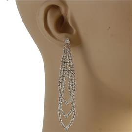 Rhinestone Ovaldrop Earring