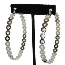 70mm Round Hoop Earring