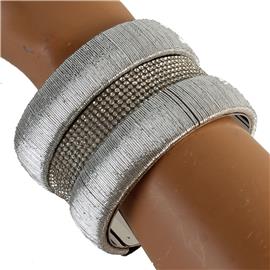 Rhinestones Cord Bangle