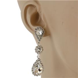 Rhinestones Teardrop Earring