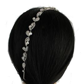 Bridal Rhinestone Leaves Hair Pin