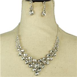 Crystal Casting Neklace Set