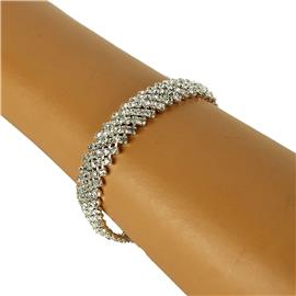 Rhinestones Casting Bracelet