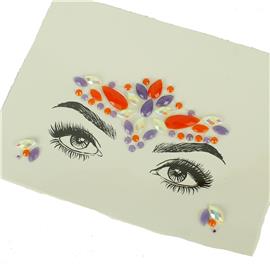 Facial Rhinestone Sticker