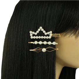 Pearl Crwon Multiple Hair Pin