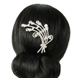 Rhinestones Swirl Hair Comb