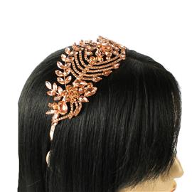 Crystal Leaves Headband