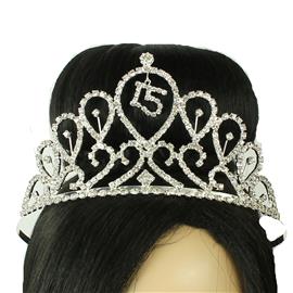 Rhinestones Tear 15 Tiara