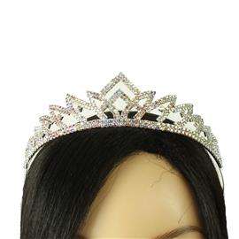 Rhinestones Geometrig Tiara