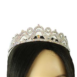 Rhinestones Casting Zic Zac Tiara