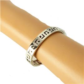 Metal Square Stones Bangle