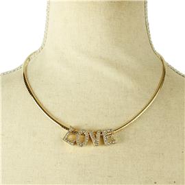 Love Monogram Korean Necklace