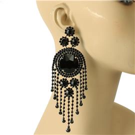 Crystal Long Chandelier Earring