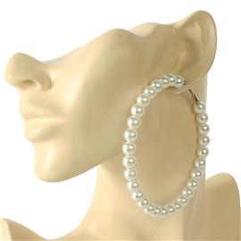 Pearl Hoop Earring