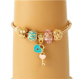 Charms Key Bracelet